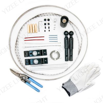 6m 12m New Skyline Linear Lighting With Spot Lights For Accent Lighting