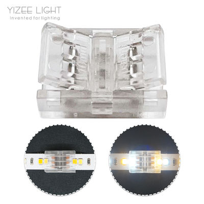 3 PIN 10mm PCB đến PCB SMD Solderless LED Strip Connector minh bạch