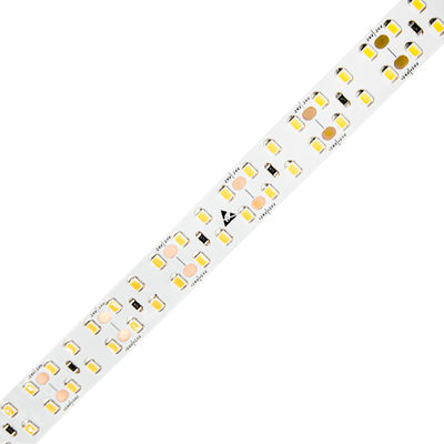 Đèn dải LED linh hoạt đường kép 10mm chiều rộng SMD2216 280LED / M dẫn đèn dải màu trắng