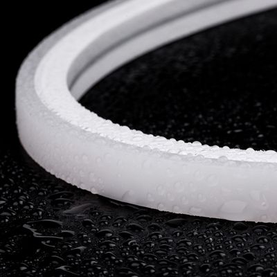 10 * 10mm Silicon Neon Strip Quadrat 3 mặt Ánh sáng phát ra Ra90 IP67 Đèn chống nước Neon Light Strip
