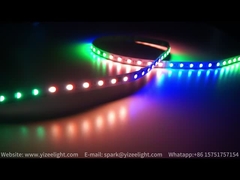 SPI Digital SMD 5050 RGB LED Strip DC24V 14.4W 10mm RGBIC đèn LED Strip